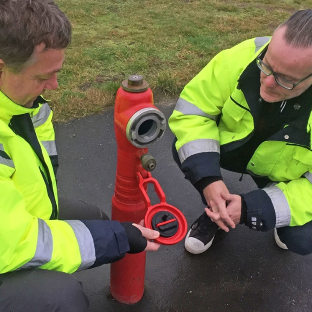 Intelligente brannhydranter Skanderborg Forsyning
