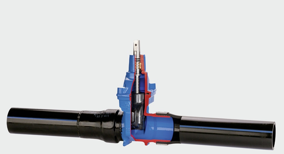 AVK sluseventiler m/PE-ender