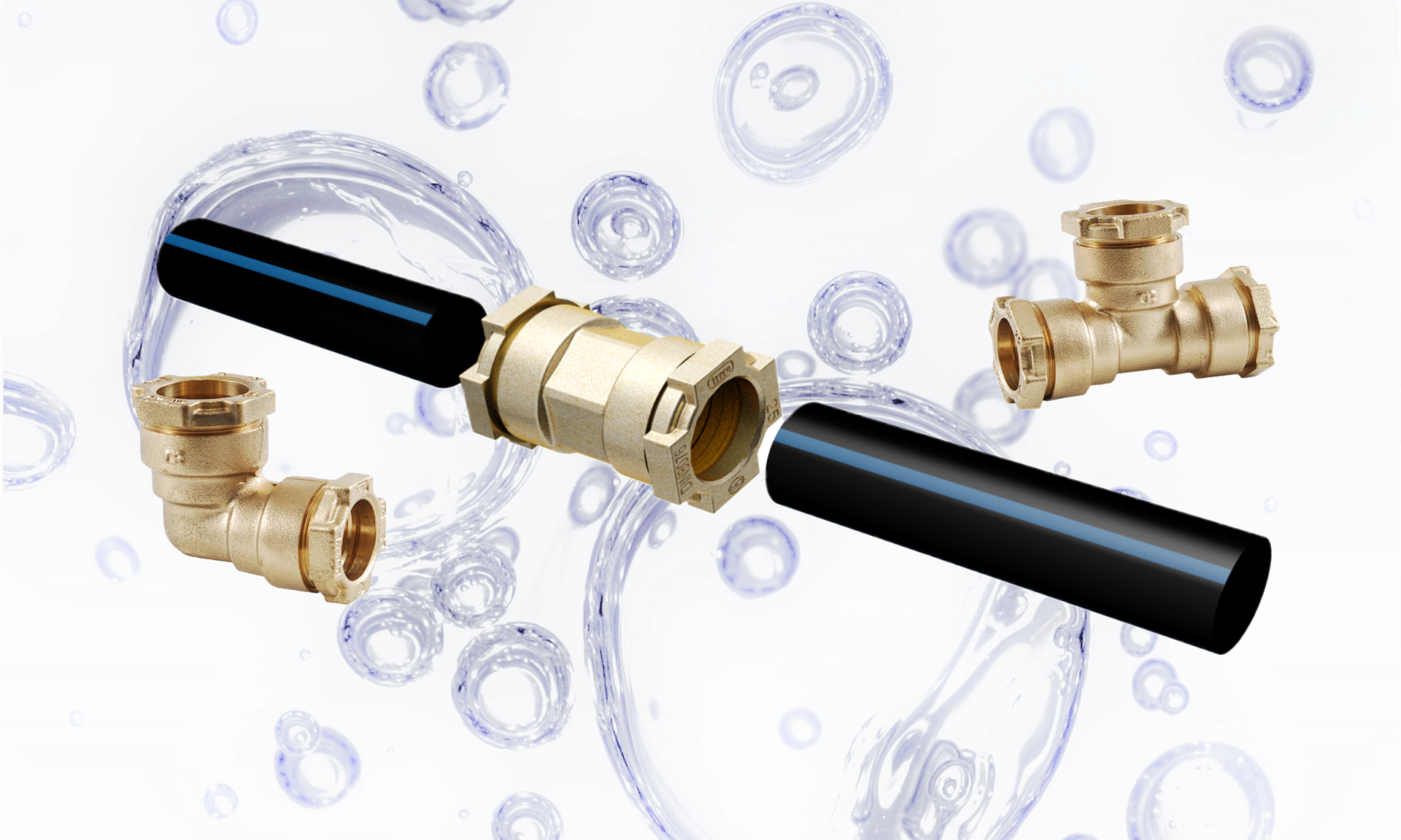 IRECO koplinger VVS i messing